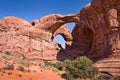 Double Arch, Arches National park, Utah Royalty Free Stock Photo
