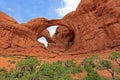 Double Arch at Arches National Park in Utah, USA Royalty Free Stock Photo