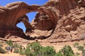 Double Arch, Arches National park, Utah, USA Royalty Free Stock Photo