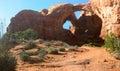 Double Arch Panorama Royalty Free Stock Photo