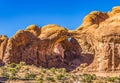 Double Arch Rock Canyon Arches National Park Moab Utah Royalty Free Stock Photo
