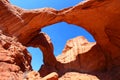 Double Arch of Utah Royalty Free Stock Photo
