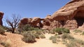 Double Arch, Arches National Park, USA Royalty Free Stock Photo