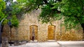 Double archway and space in castle Royalty Free Stock Photo