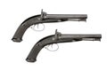 Pair percussion pistols