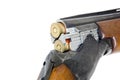 Double barrel shotgun cal 12 Royalty Free Stock Photo