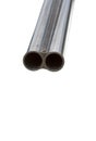 Double-barreled old shotgun macro Royalty Free Stock Photo