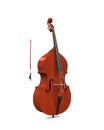 Double Bass Isolated Royalty Free Stock Photo