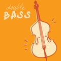 Double bass vector