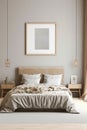 Double bed bedroom interior 1695523042317 2 Royalty Free Stock Photo