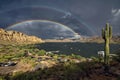 Double Bow Lake Royalty Free Stock Photo