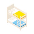 Double Bunk Bed Composition Royalty Free Stock Photo
