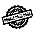 Double Cash Back rubber stamp Royalty Free Stock Photo
