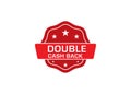 Double cash back stamp,double cash backrubber stamp