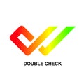 Double check icon isolated on white background