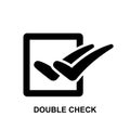 Double check icon. Test it a second time to make sure that it is completely correct isolated on background