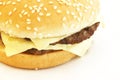 Double Cheese Burger Royalty Free Stock Photo