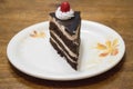 Double chocolate cake pastry