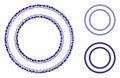 Double circle frame Composition Icon of Humpy Parts