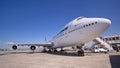 The double-deck Boeing 747, the world's second largest passenger commercial airplane