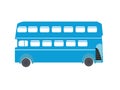 Double Decker Bus Illustration Logo Image Icon EPS file Availabe