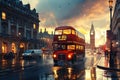 Double-Decker Bus in London Royalty Free Stock Photo