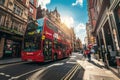 Double-Decker Bus in London Royalty Free Stock Photo