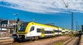 Double-decker reginal train in Offenburg, Germany