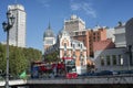 Double decker sightseeing bus in Madrid Royalty Free Stock Photo