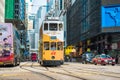 Double-decker trams. Trams also a major tourist attraction