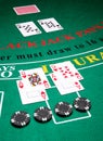 Double down Blackjack hands