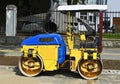 Double drum vibratory roller Royalty Free Stock Photo