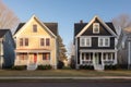 double dutch colonial homes featuring side-by-side front-facing gables