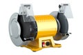 Double ended grinding machine, 3D rendering