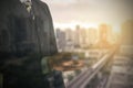 Double exposure of business man suit open hand ready for handshake Royalty Free Stock Photo