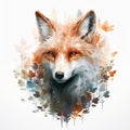 The Double Exposure Fox\'s Enchanting Presence