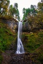 Double Falls at Silver Falls State Park Royalty Free Stock Photo