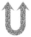 Double Forward Arrow Fractal Collage of Itself Items