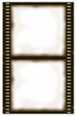 Double Frame Sepia Film Strip