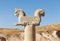 Double griffin or Huma bird capital in Persepolis