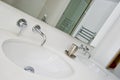 Double hand wash basin Royalty Free Stock Photo