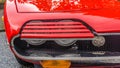 Double headlights of an Alfa Romeo Montreal