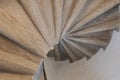 Double helical spiral staircase in Graz