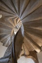 Double helical spiral staircase in Graz