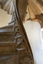 Double helical spiral staircase in Graz