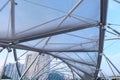 Double Helix Bridge in Singapore Royalty Free Stock Photo