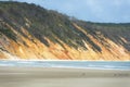 Rainbow Beach at Double Island Point Royalty Free Stock Photo