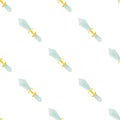 Double knife pattern seamless vector