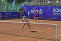 Double ladies tennis