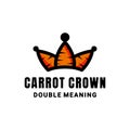 Double meaning logo which forms Carrot crown